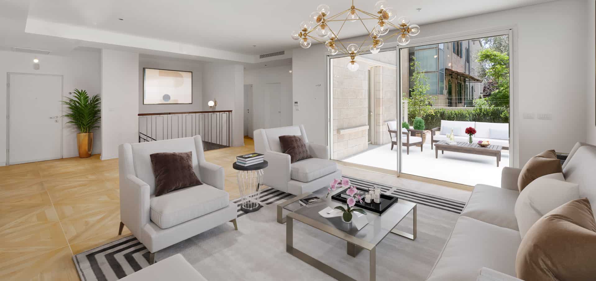 design luxury living room in jerusalem