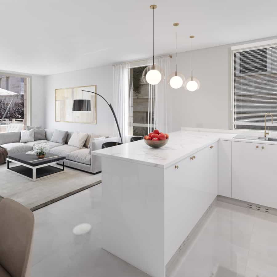 luxury kitchen in baka jerusalem